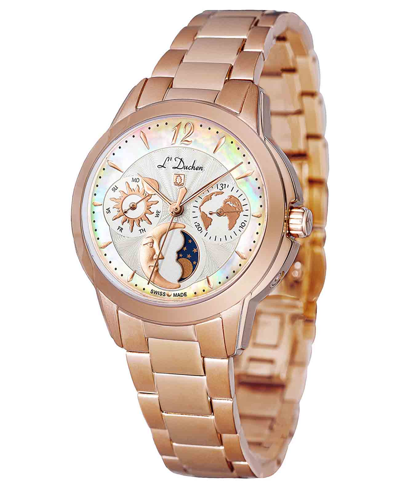 L'Duchen L'Duchen Celeste D 857.40.33 , наручные женские часы фото под углом